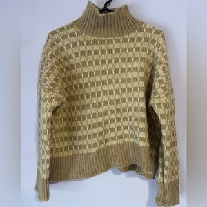 Everlane Sweater Cowell Neck Brown Size XL